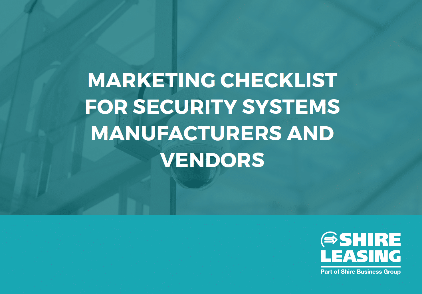 Marketing checklist for security manufacturers and vendors
